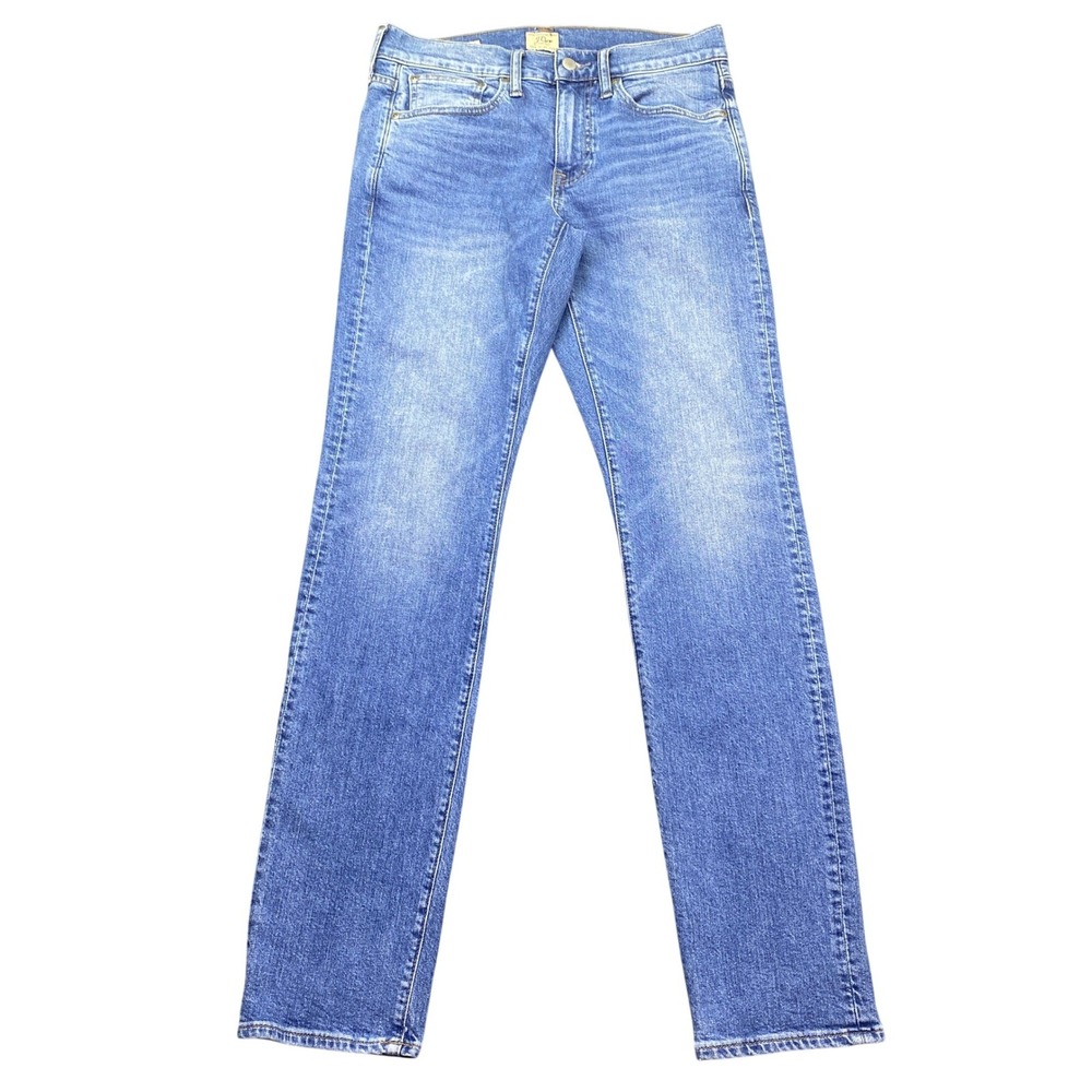 J.Crew 484 Slim Fit Stretch Jeans Mens 29x32 Medium Wash Blue AW289 FA21